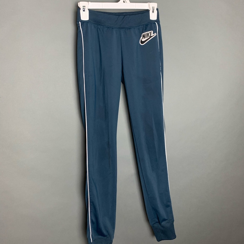 Blue nike joggers